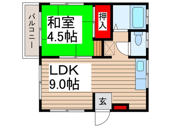 ビューハイツすごうの物件間取画像